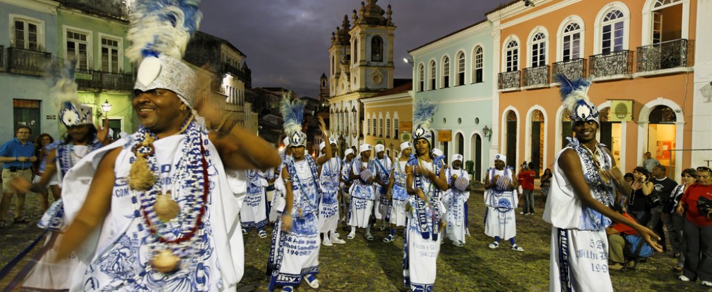 A carnival bloco in Salvador de Bahia. 