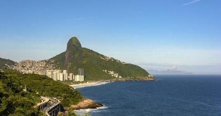 View of Rio de Janeiro bay. 