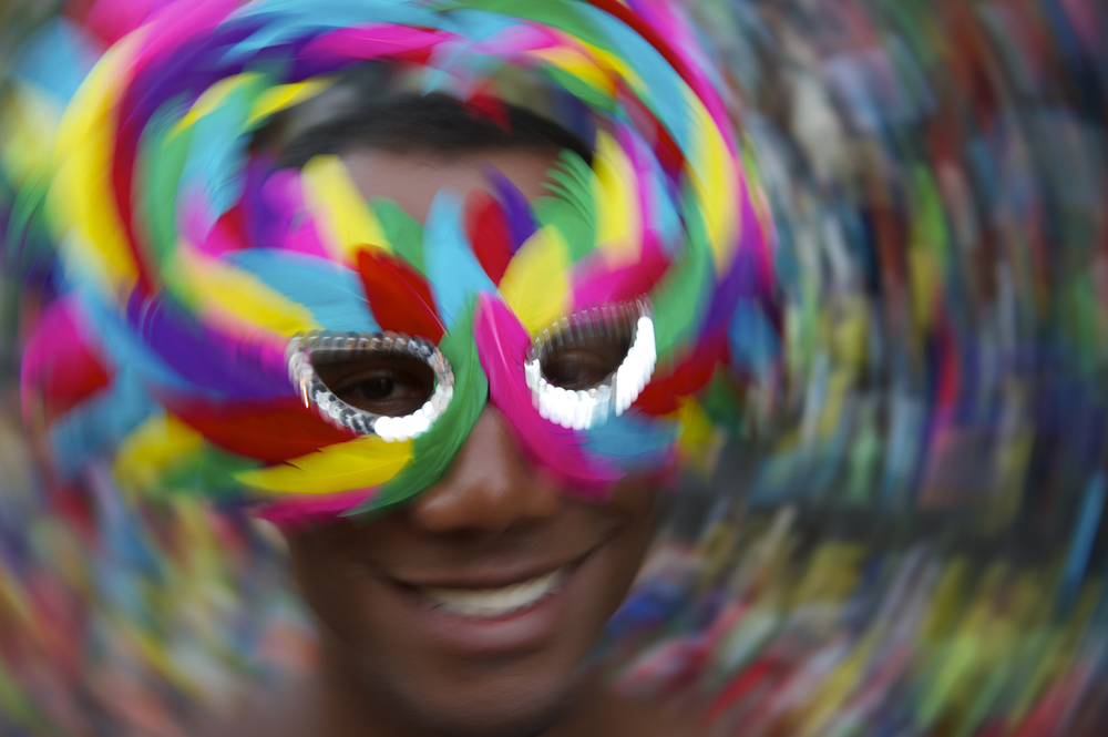 homme masqué carnaval Salvador Bahia