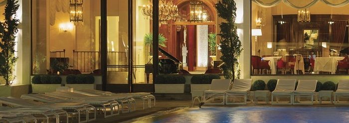 The exquisite pool at Copacabana palace.