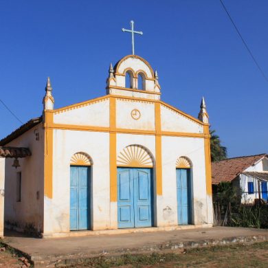 Catholic chapel in Canoa Quebrada.