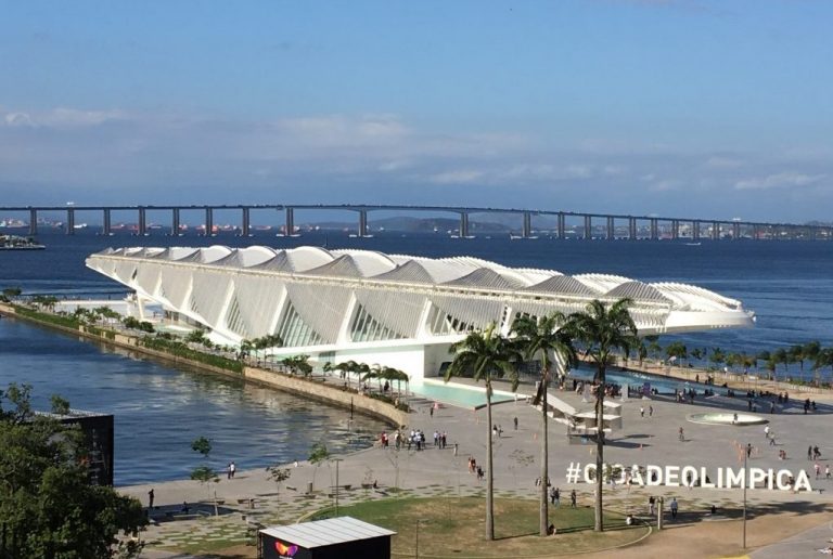 The museum of tomorrow in Rio de Janeiro. 