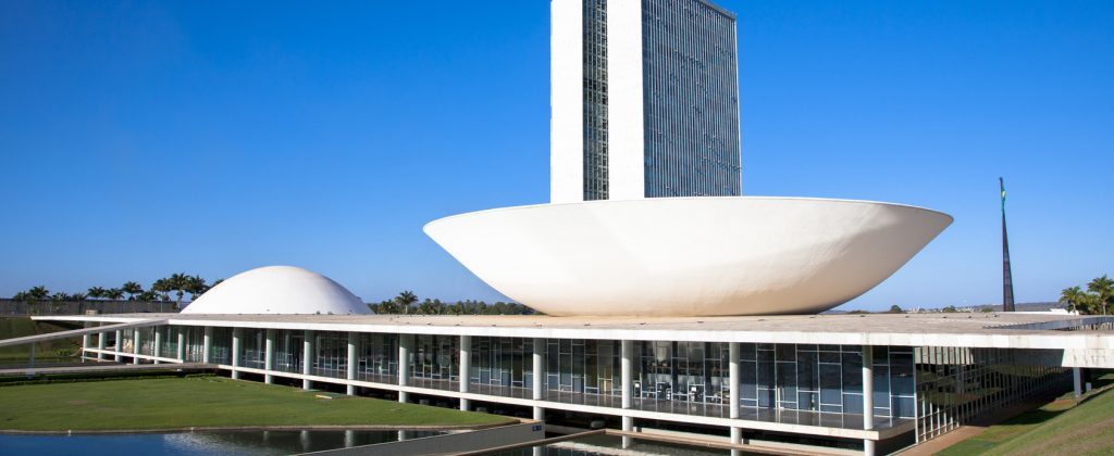Brasilia - the palace of congress.