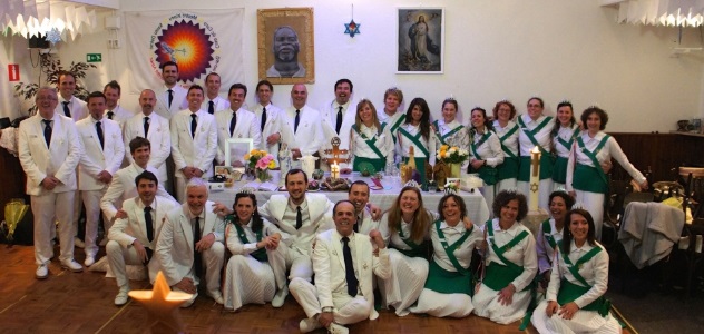 A group of people who practice a religion based on Ayahuasca in Brazil.