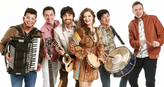 A group of forro musicians.