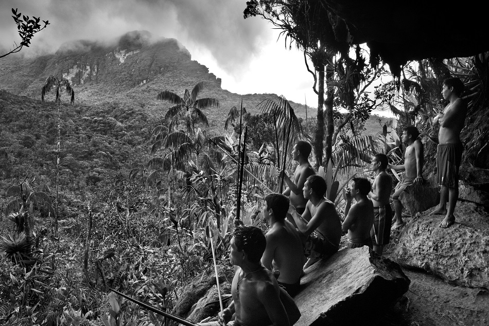Sebastiao Salgado - Indigenous people in the forest.