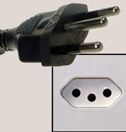 Type N plug and socket.